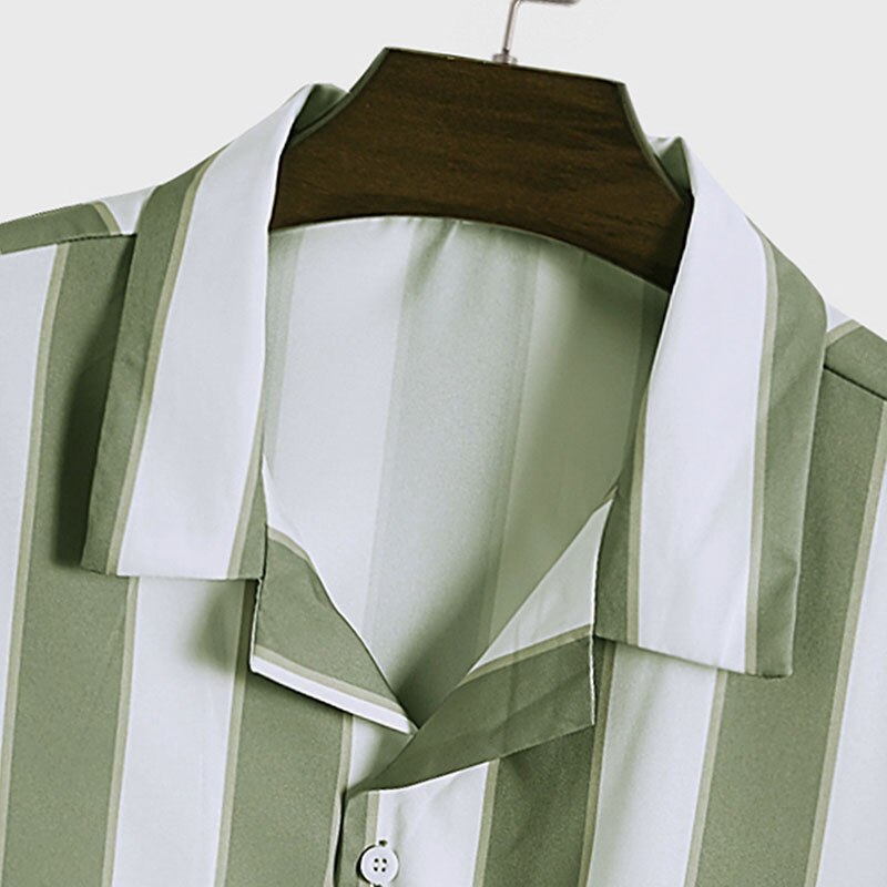 Miami Striped 2 Piece Shorts Suit