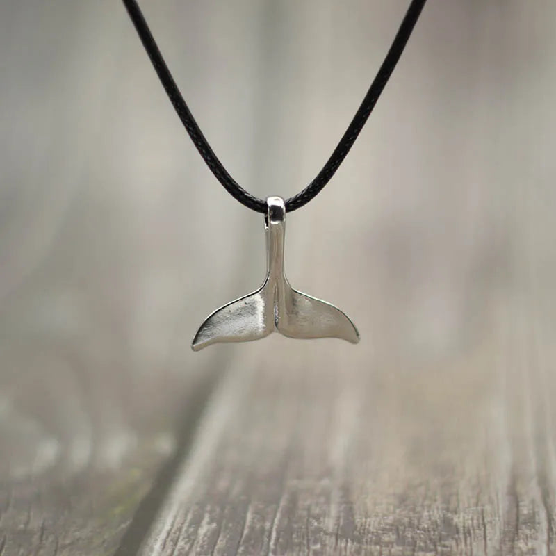 Whale Tail Pendant Necklace