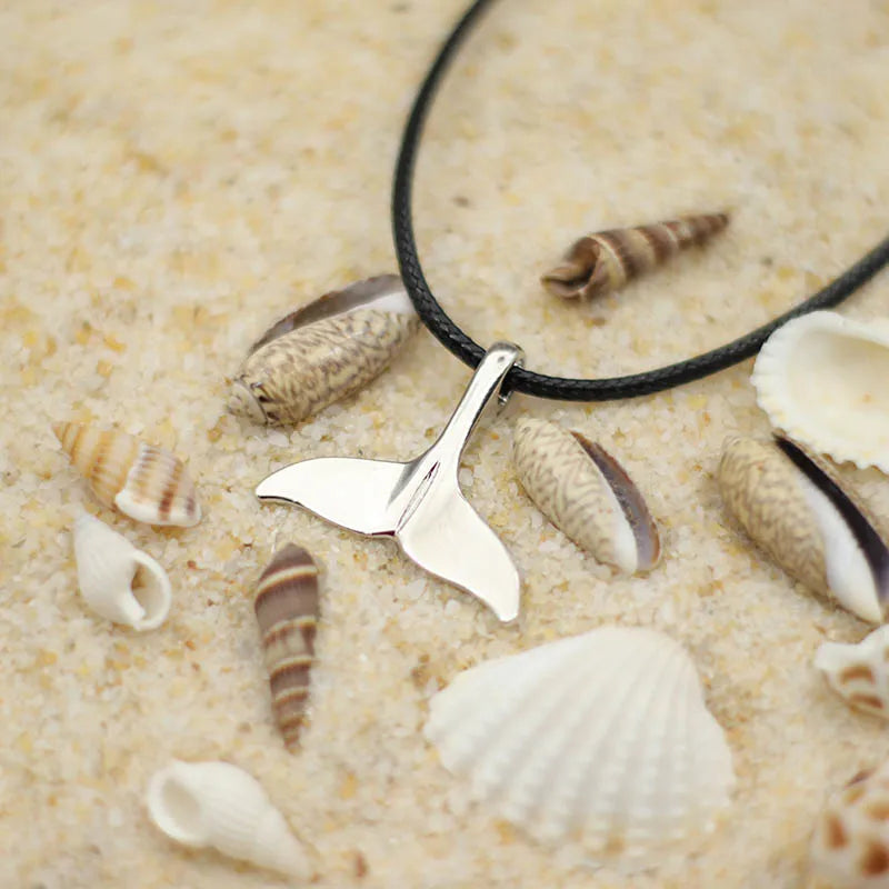 Whale Tail Pendant Necklace