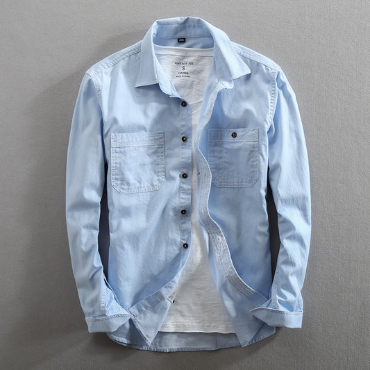 Casual Slim Fit Denim Shirts