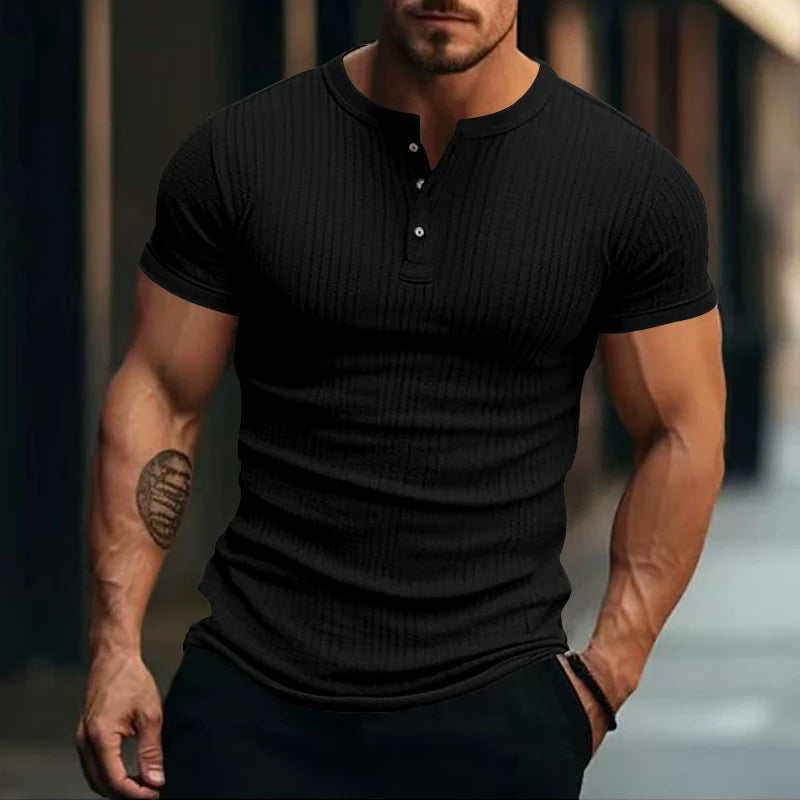 FC V-neck Knit T-shirt