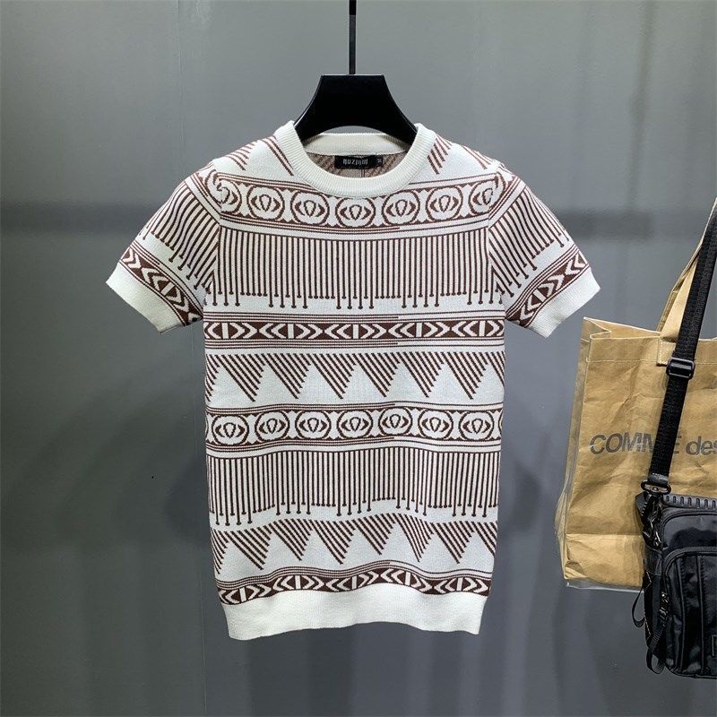 Plaid Printed Graphic T Shirts