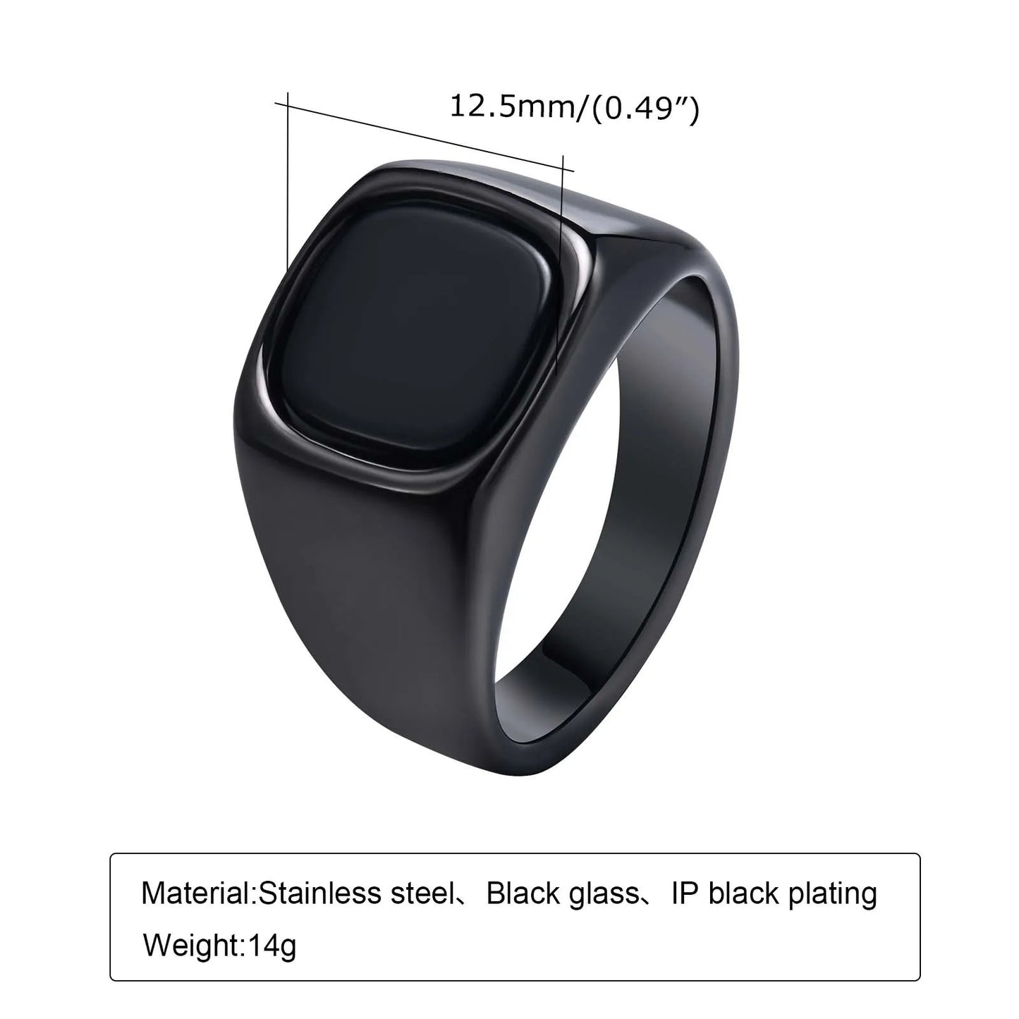 Stylish Black Stone Rings