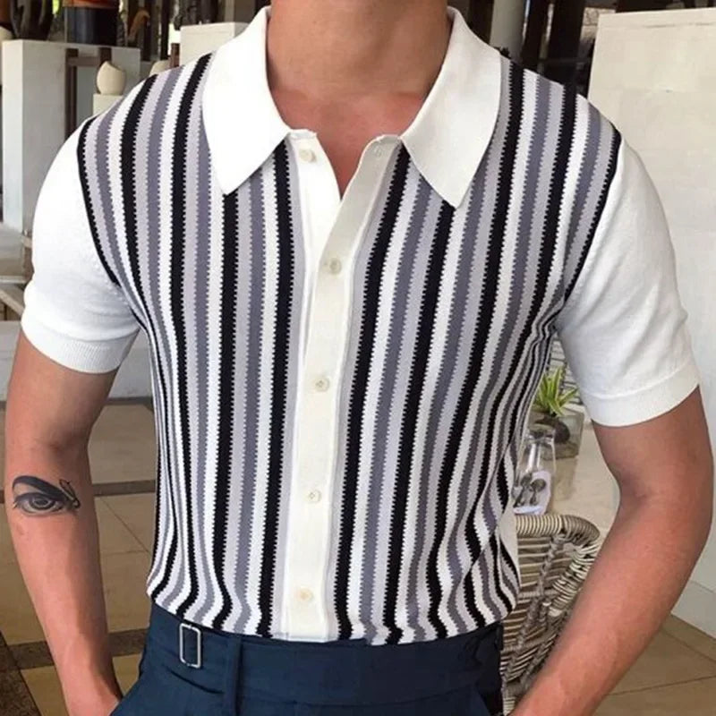 Classic Knitted Slim Shirts