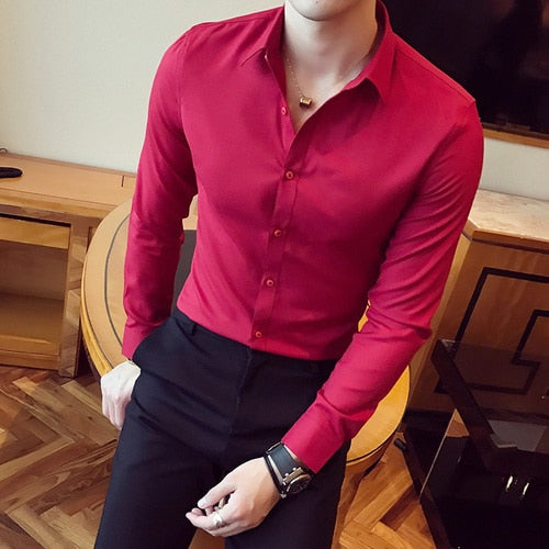 Classic Slim Fit Lapel Shirts