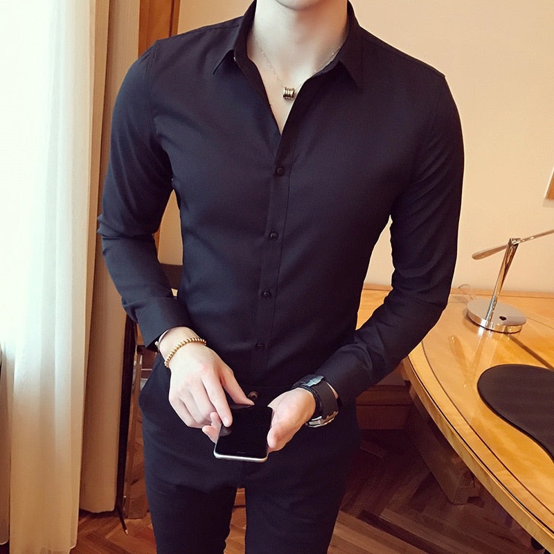 Classic Slim Fit Lapel Shirts