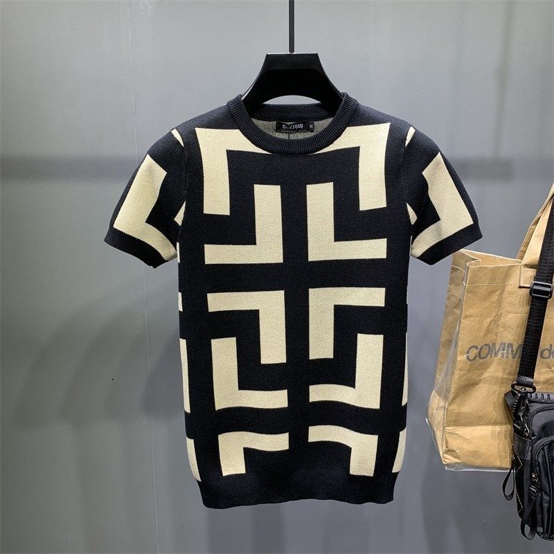 Plaid Printed Graphic T Shirts
