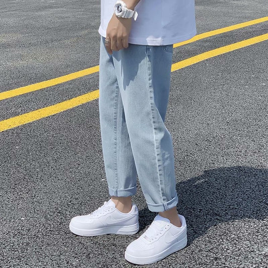 Cozy Straight Denim Pants