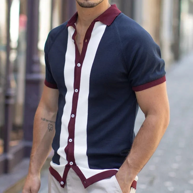 Classic Knitted Slim Shirts