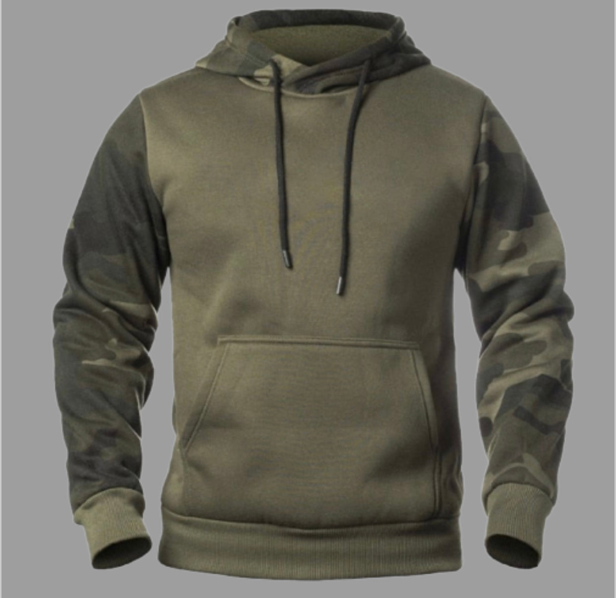 Casual Fleece Men's Hoodies Camouflage Sweatshirts