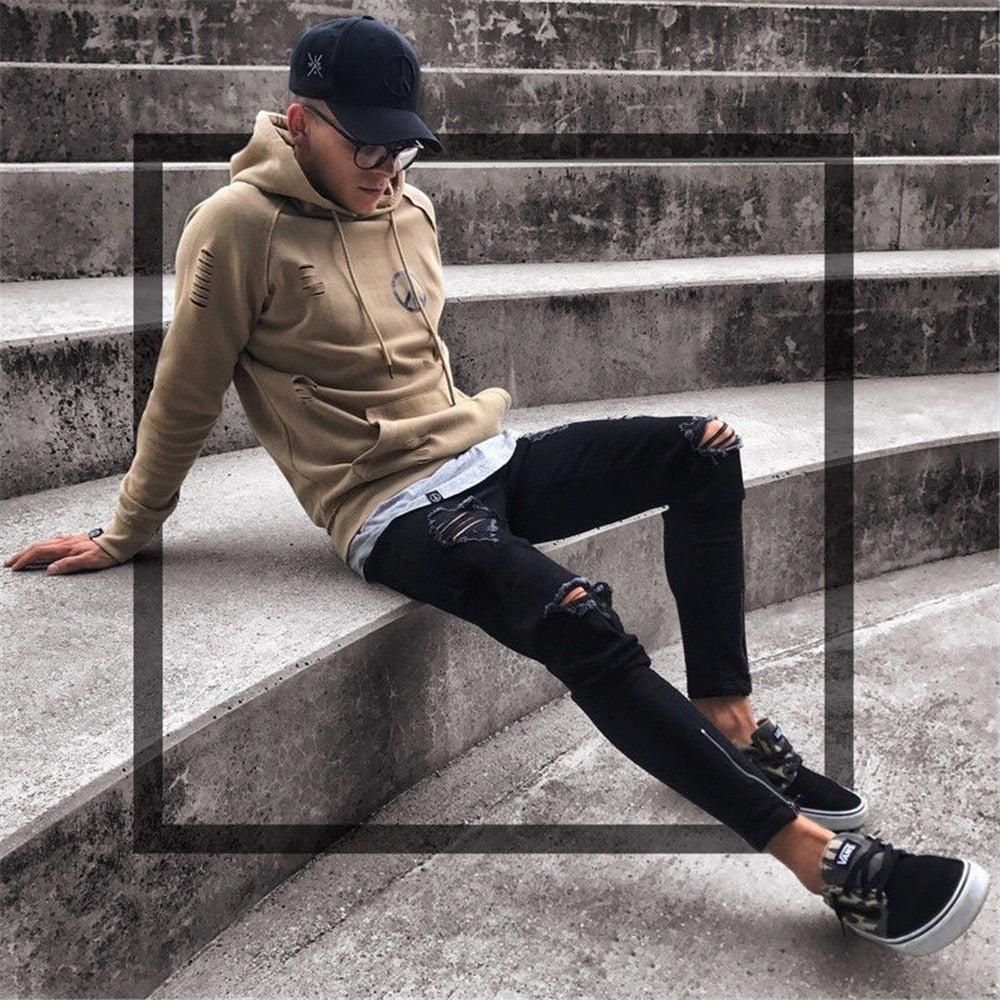 FC Stylish Destroyed Denim Pants