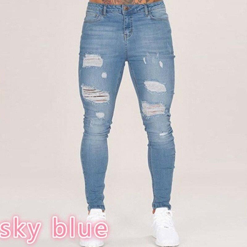 Fashion Casual Ripped Jeans