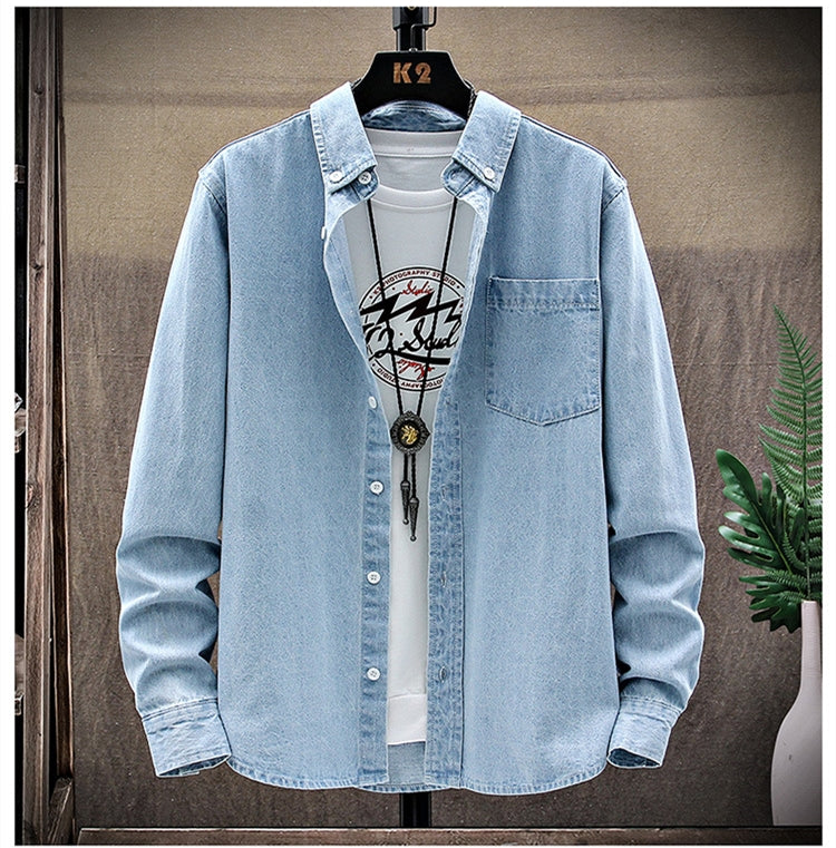 Casual Slim-fit Denim Shirt