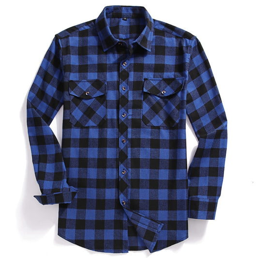 Casual Plaid Flannel Shirt