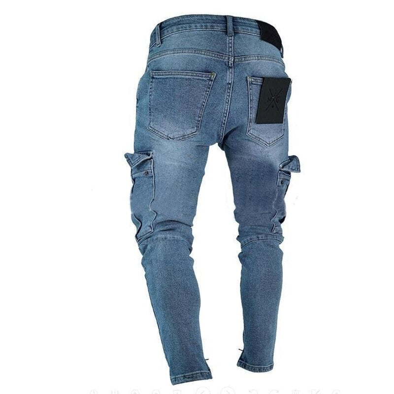 Slim Fit cargo Denim Pants