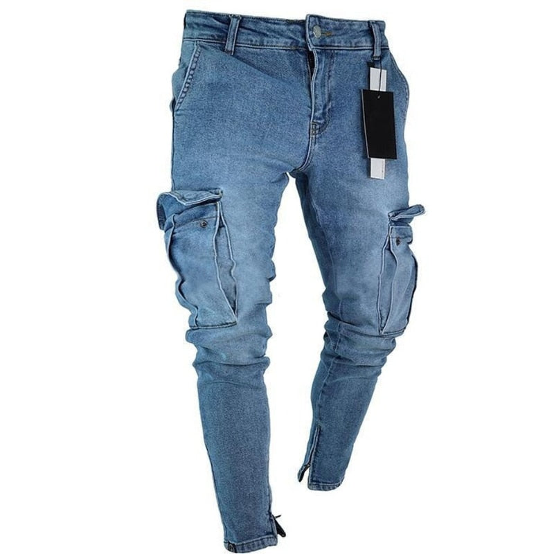 Slim Fit cargo Denim Pants