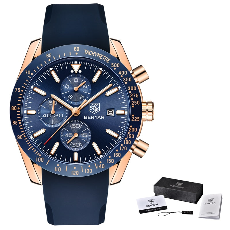 Classic Waterproof Quartz Wrist Watch