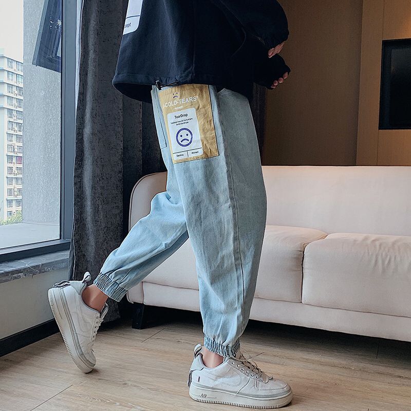 Ripped Streetwear Denim Pants