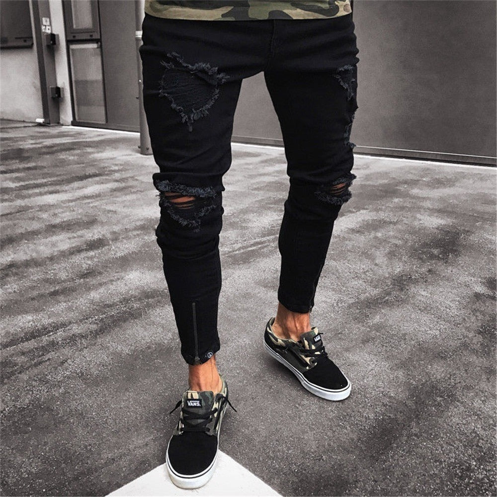 FC Stylish Destroyed Denim Pants