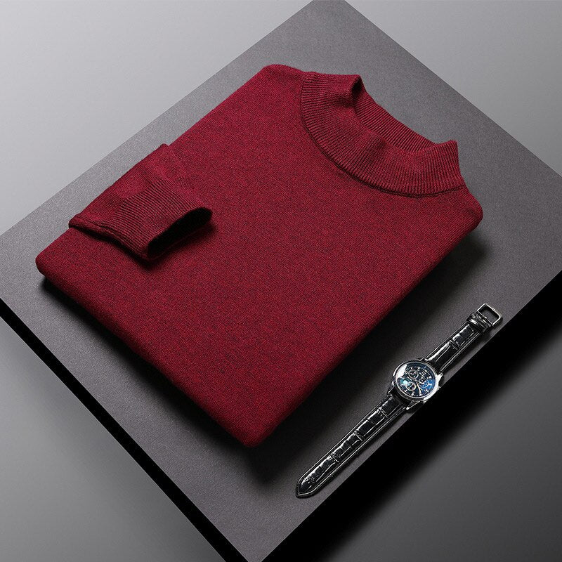FC Half Turtleneck Knitted Sweater