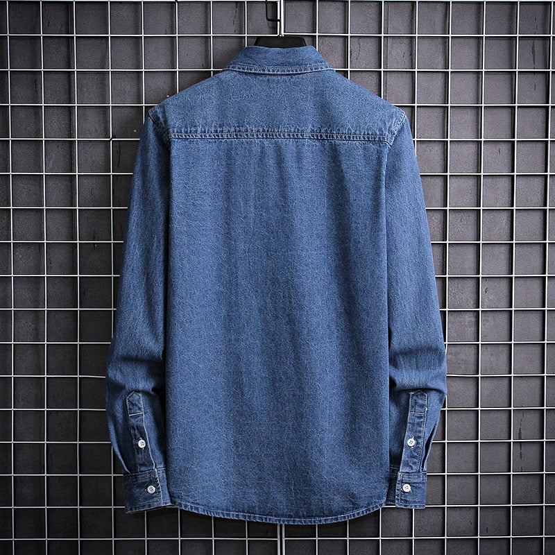 Casual Slim-fit Denim Shirt