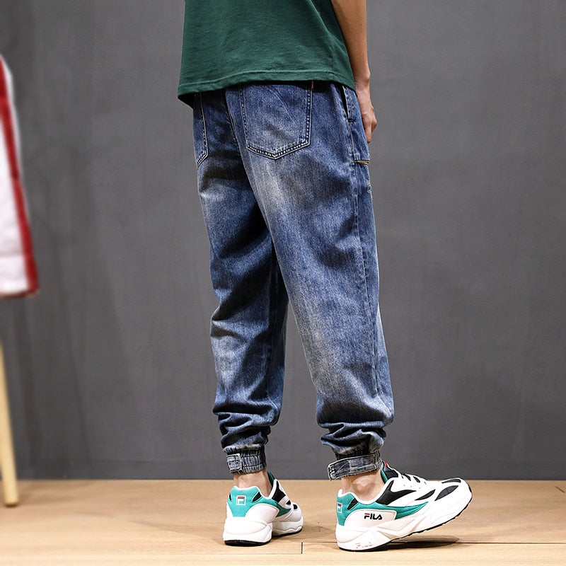 Denim Cargo Pants