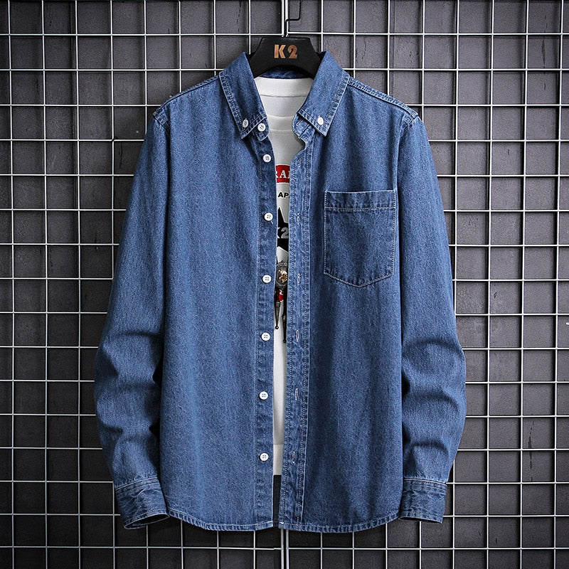 Casual Slim-fit Denim Shirt