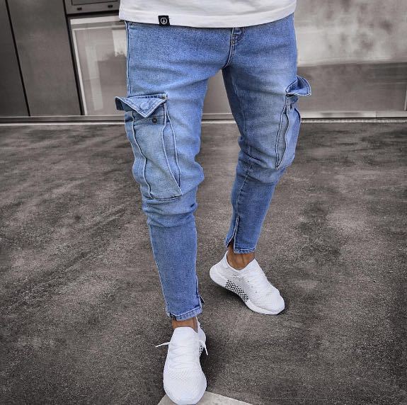 Slim Fit cargo Denim Pants