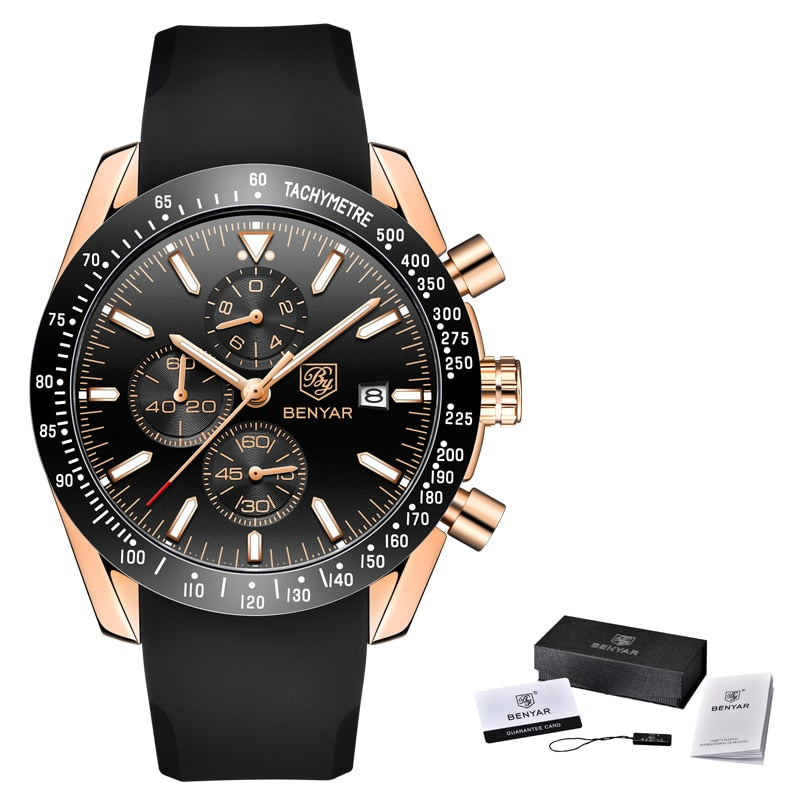 Classic Waterproof Quartz Wrist Watch