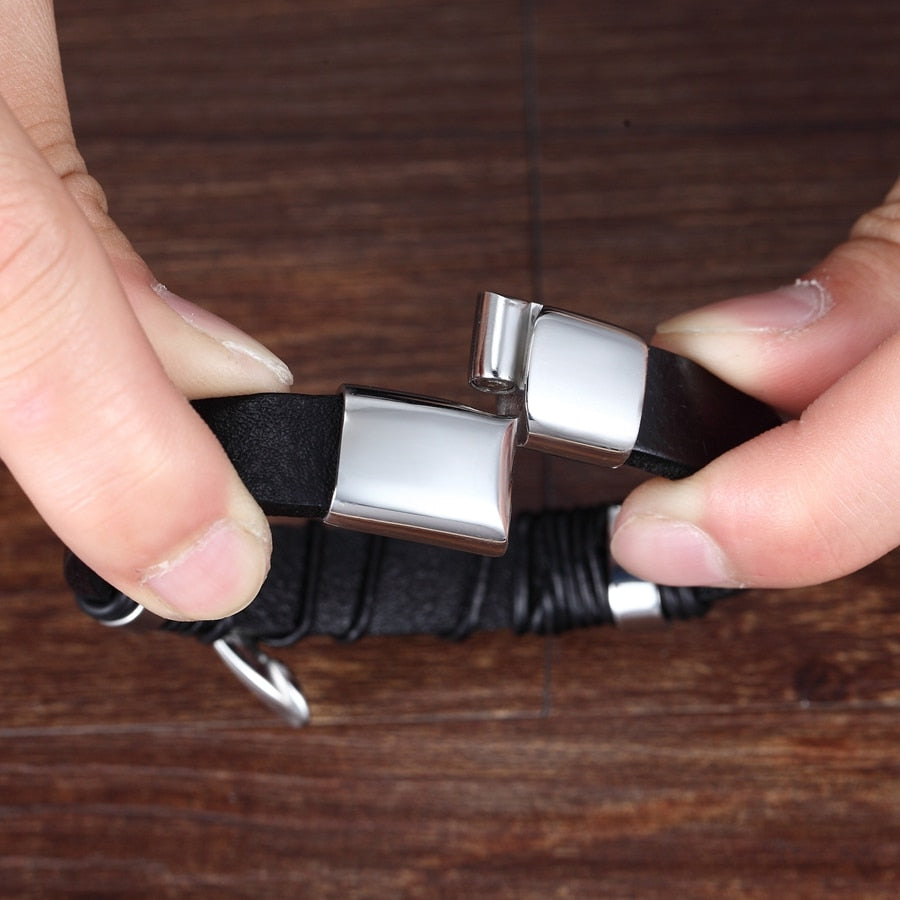 FC 3 Layers Leather Bracelet