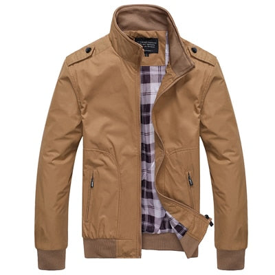 Casual Stand Collar Slim Jackets