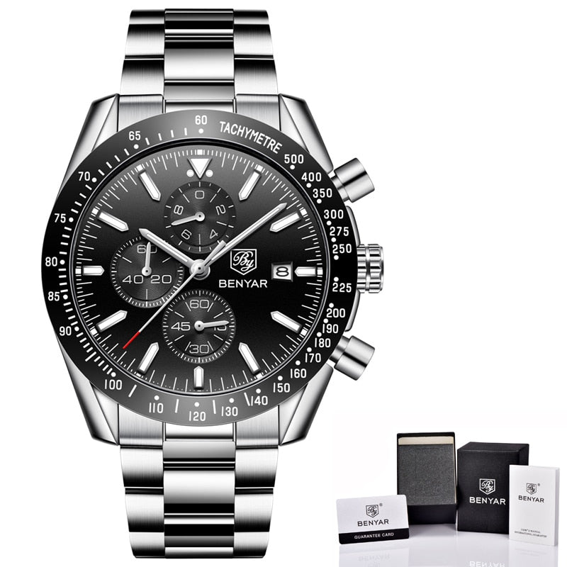 Classic Waterproof Quartz Wrist Watch