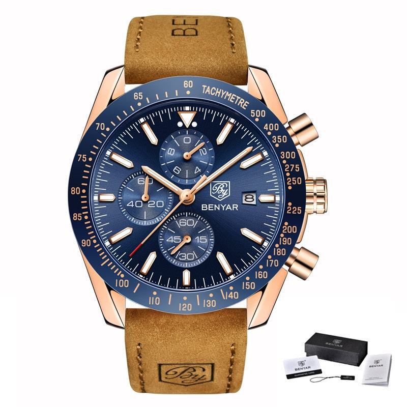 Classic Waterproof Quartz Wrist Watch