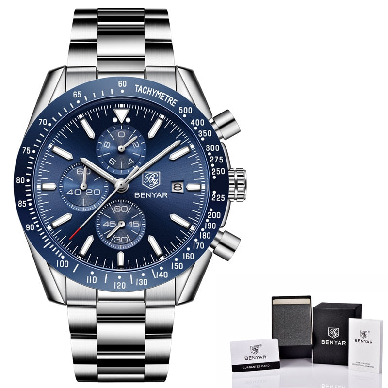 Classic Waterproof Quartz Wrist Watch