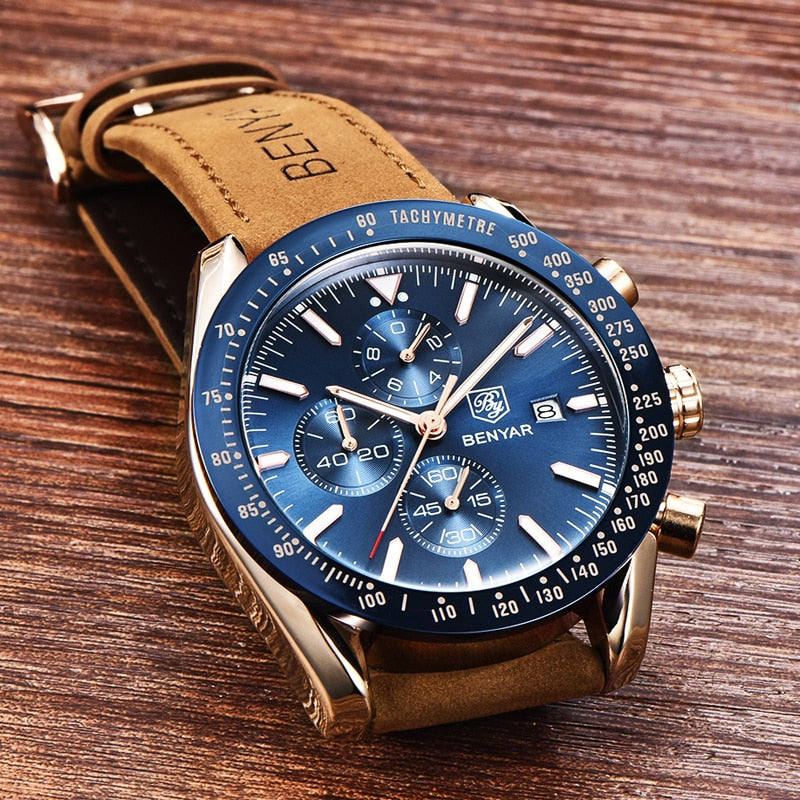 Classic Waterproof Quartz Wrist Watch
