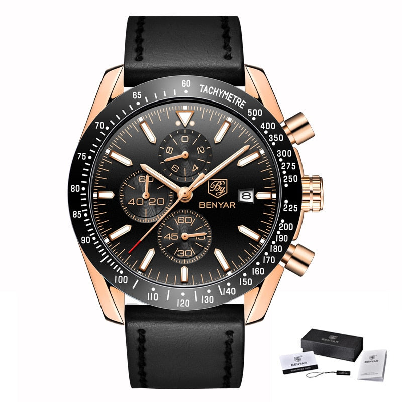 Classic Waterproof Quartz Wrist Watch