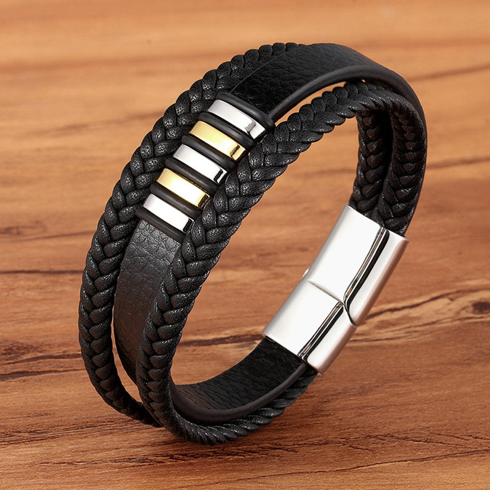 FC 3 Layers Leather Bracelet