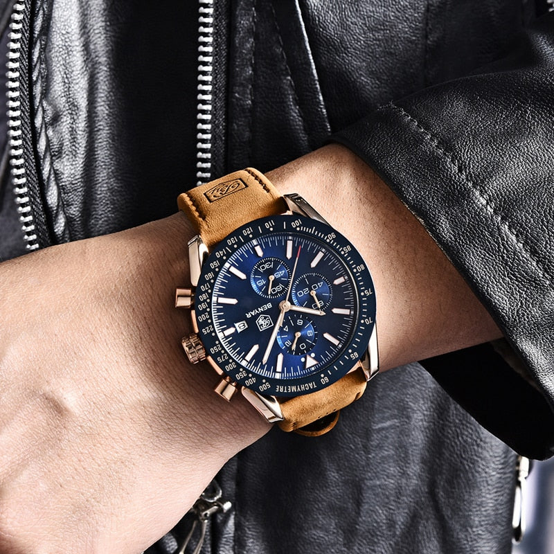 Classic Waterproof Quartz Wrist Watch