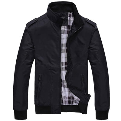 Casual Stand Collar Slim Jackets