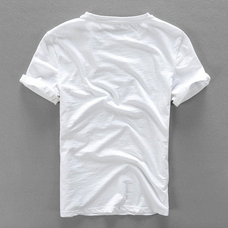 Embroidery Linen T Shirts