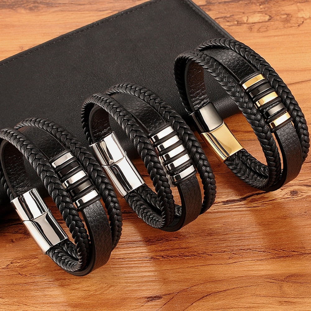 FC 3 Layers Leather Bracelet