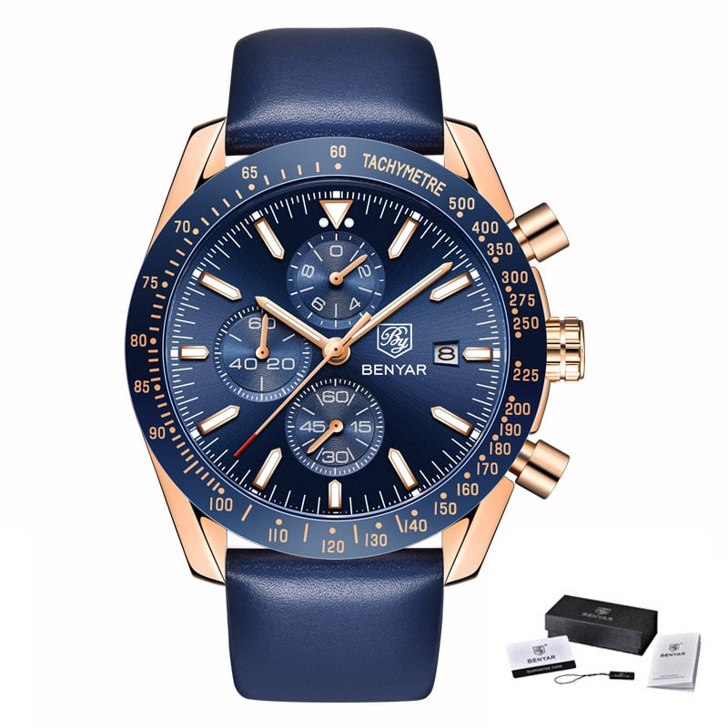Classic Waterproof Quartz Wrist Watch