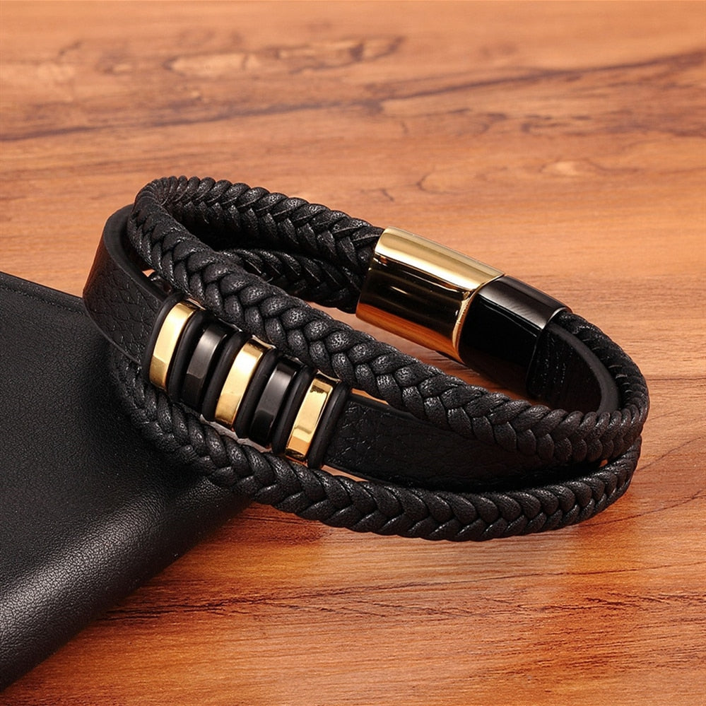 FC 3 Layers Leather Bracelet