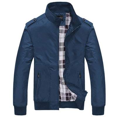 Casual Stand Collar Slim Jackets