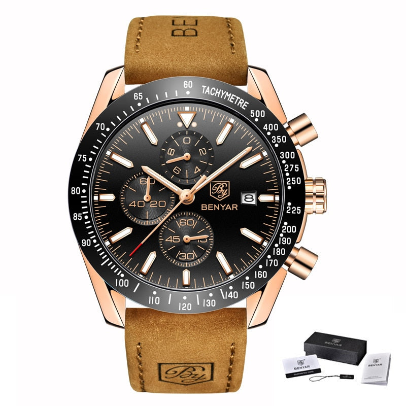 Classic Waterproof Quartz Wrist Watch