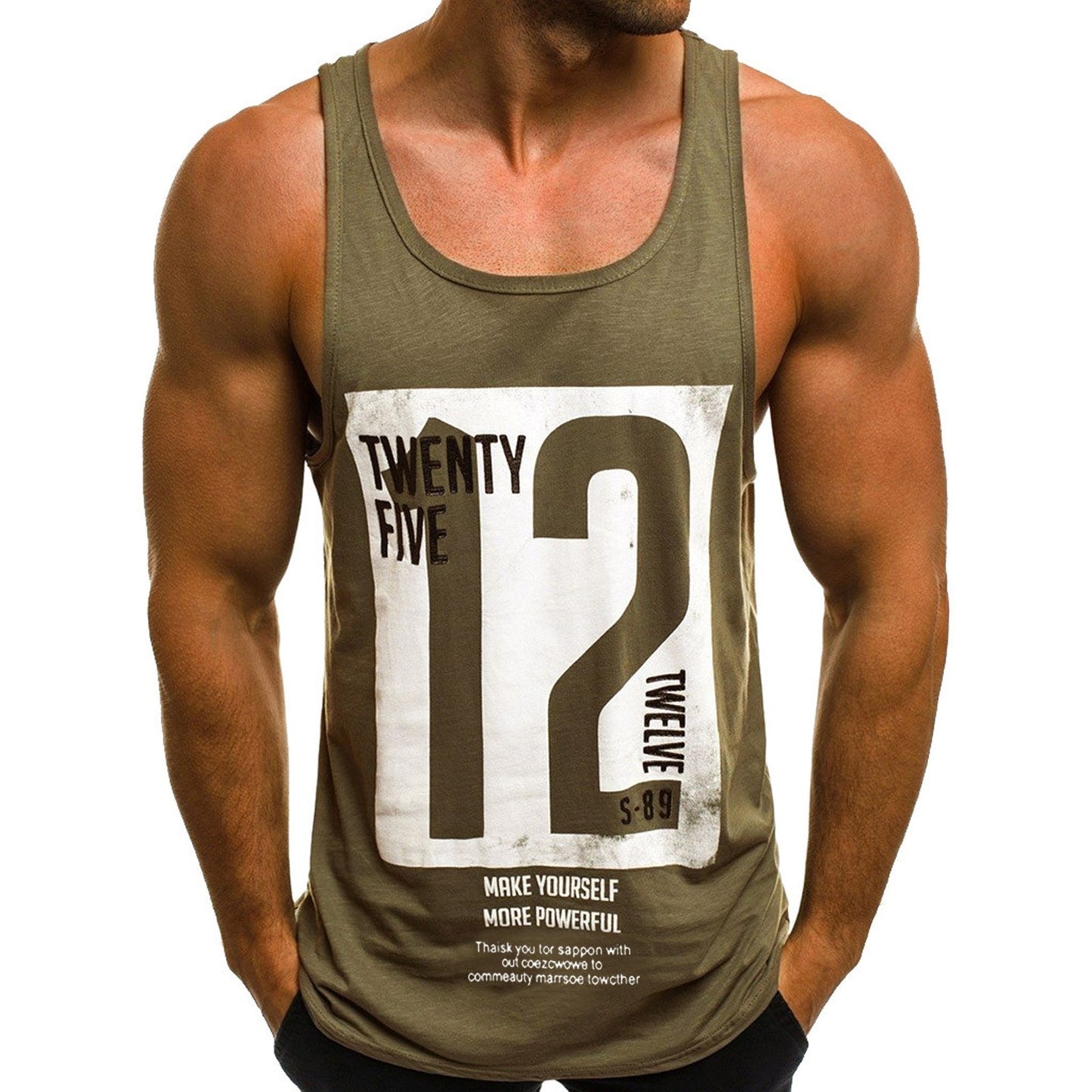 Letter Print Tank Top