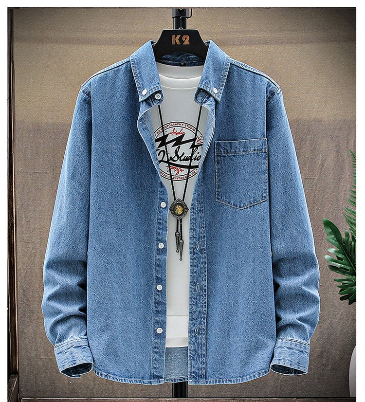 Casual Slim-fit Denim Shirt