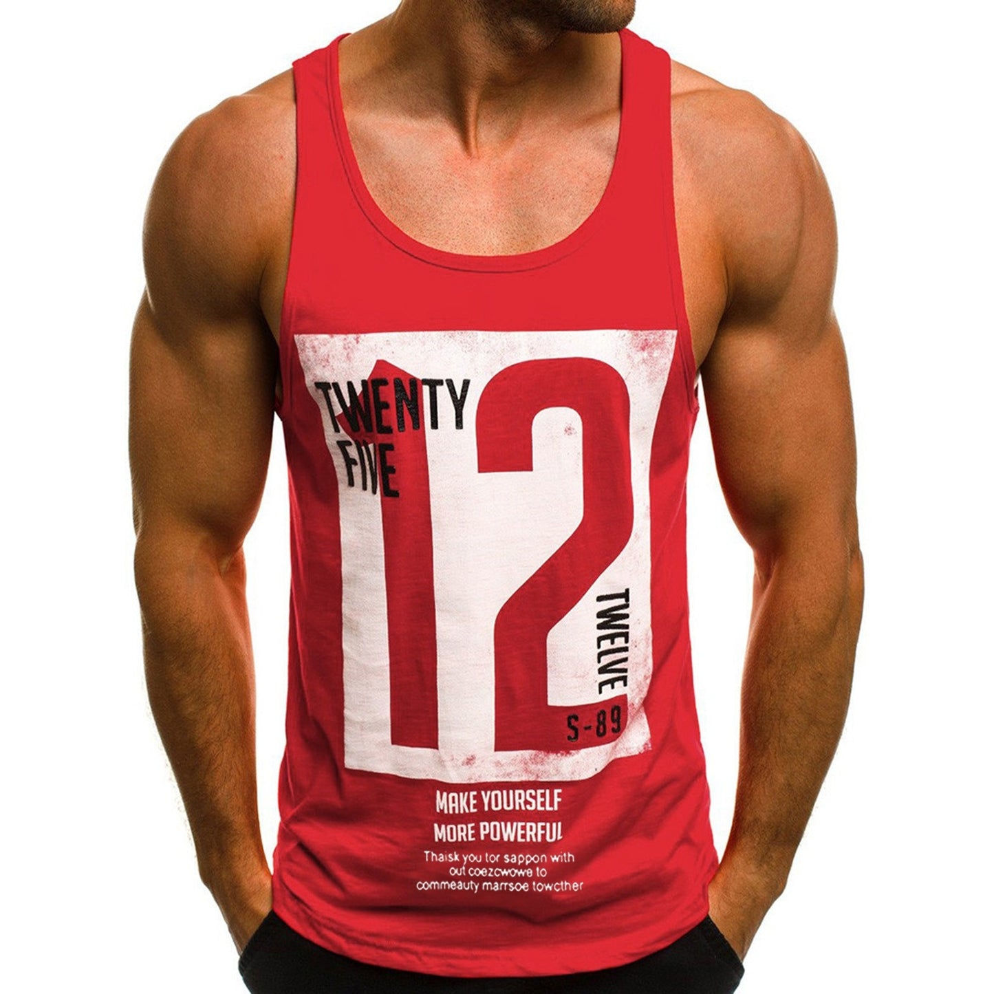 Letter Print Tank Top