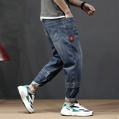 Denim Cargo Pants
