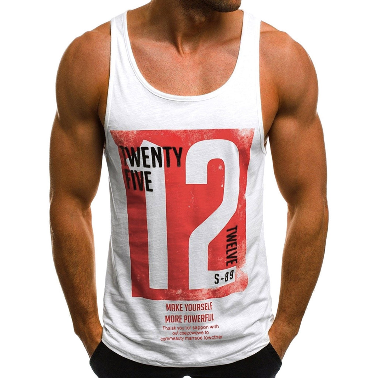 Letter Print Tank Top